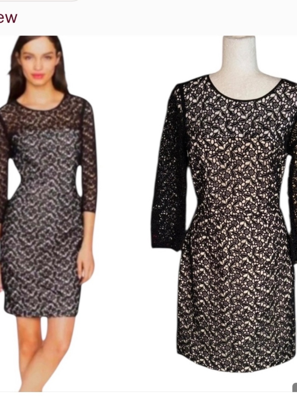 J.Crew black Lattice Lace Sheath Mini Dress-10